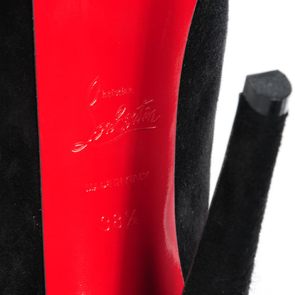 Christian Louboutin Suede Lady Daf 160 Pumps 38.5 Black 6 of 8
