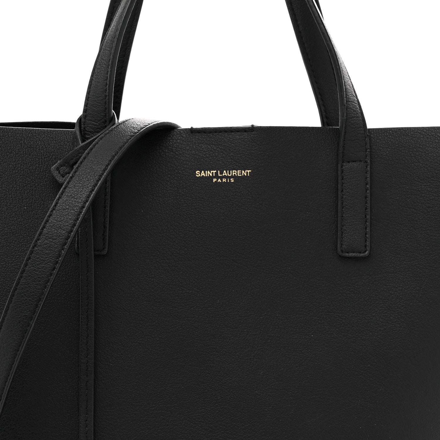 Saint Laurent Calfskin Toy Shopping Tote Black 8 of 12