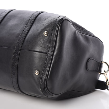 Gucci Calfskin Microguccissima Trim Medium Boston Black 9 of 9