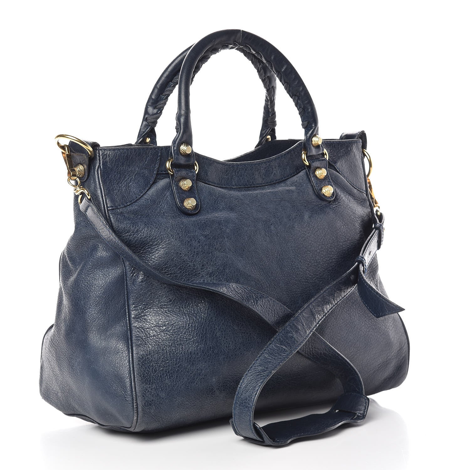 Balenciaga Agneau Giant 12 Gold Hardware Velo Bleu Obscur 3 of 17