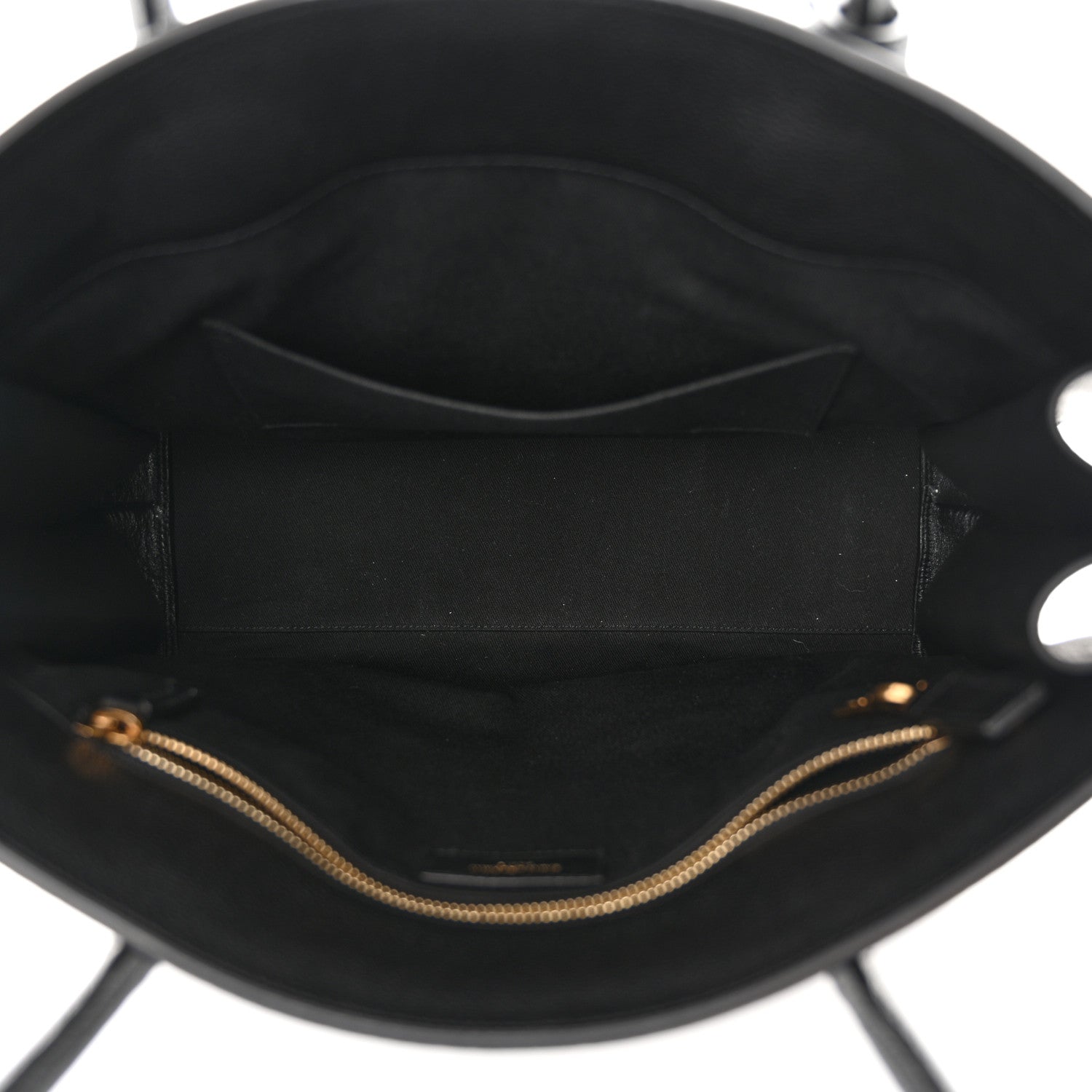 Saint Laurent Grained Calfskin Sac De Jour Souple North South Tote Black 5 of 12