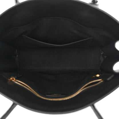 Saint Laurent Grained Calfskin Sac De Jour Souple North South Tote Black 5 of 12