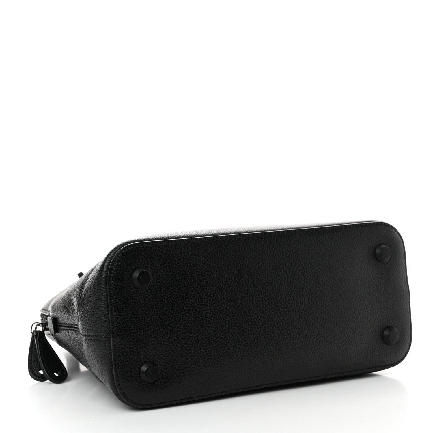 Balenciaga Supple Calfskin Rivet Small Ville Top Handle Bag Black 4 of 14