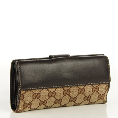 Gucci Monogram Heart Continental Wallet Dark Brown 3 of 7