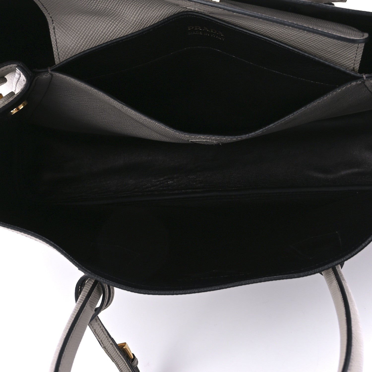 Prada Saffiano Cuir Medium Double Bag Argilla 5 of 13