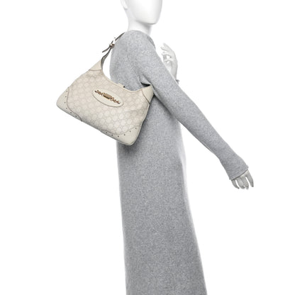Gucci Guccissima Punch Hobo Off White 2 of 14