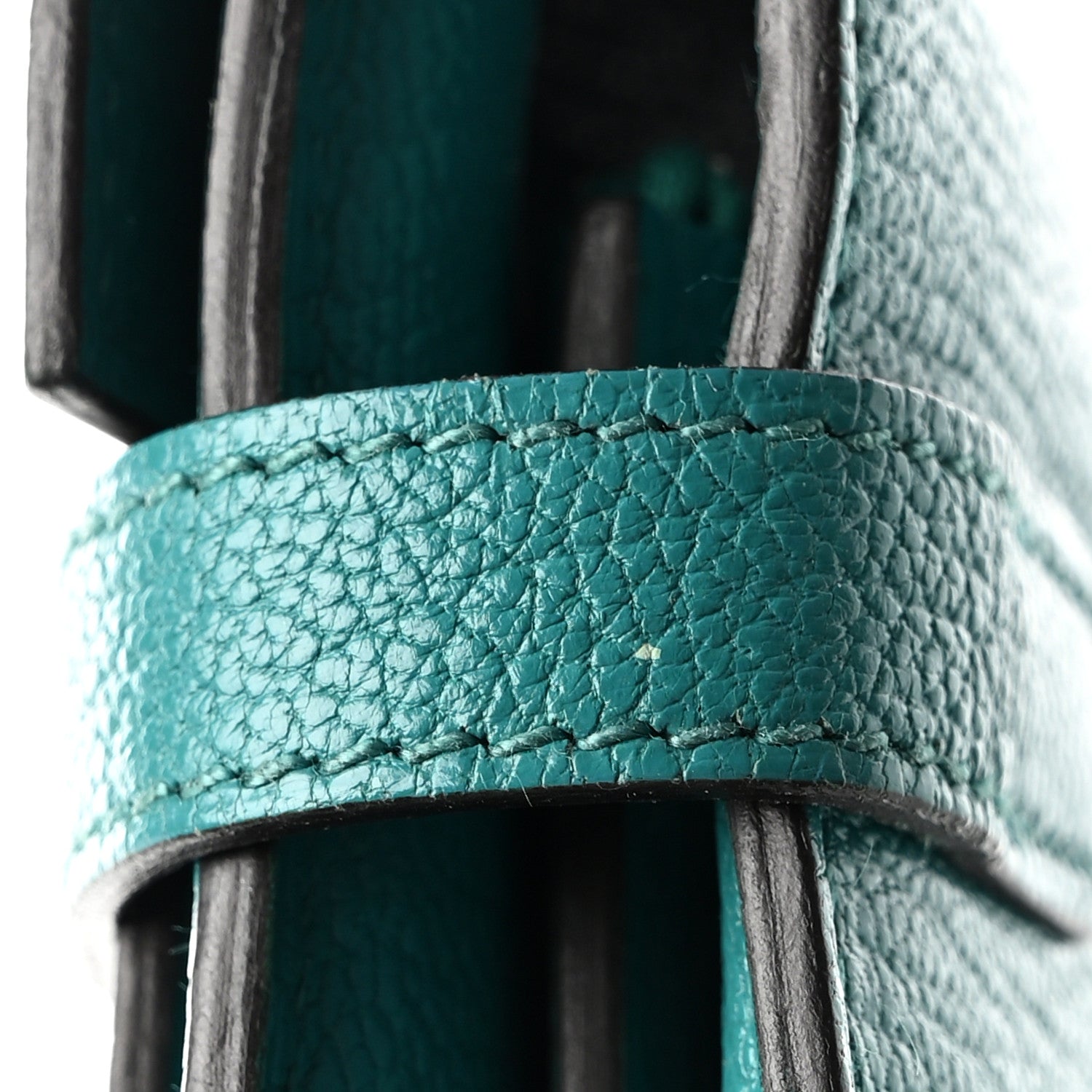 Hermes Chevre Mysore Kelly Longue Wallet Bleu Paon 13 of 18