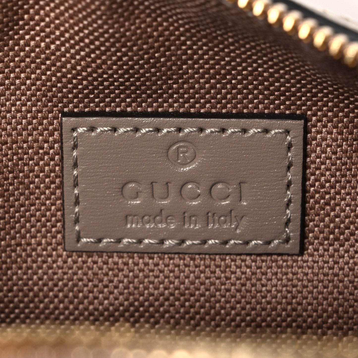GG Shadow Monogram Ophidia Top Handle Bowler Bag Taupe