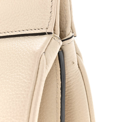 Gucci Grainy Calfskin Medium Zumi Top Handle Bag Mystic White 16 of 19