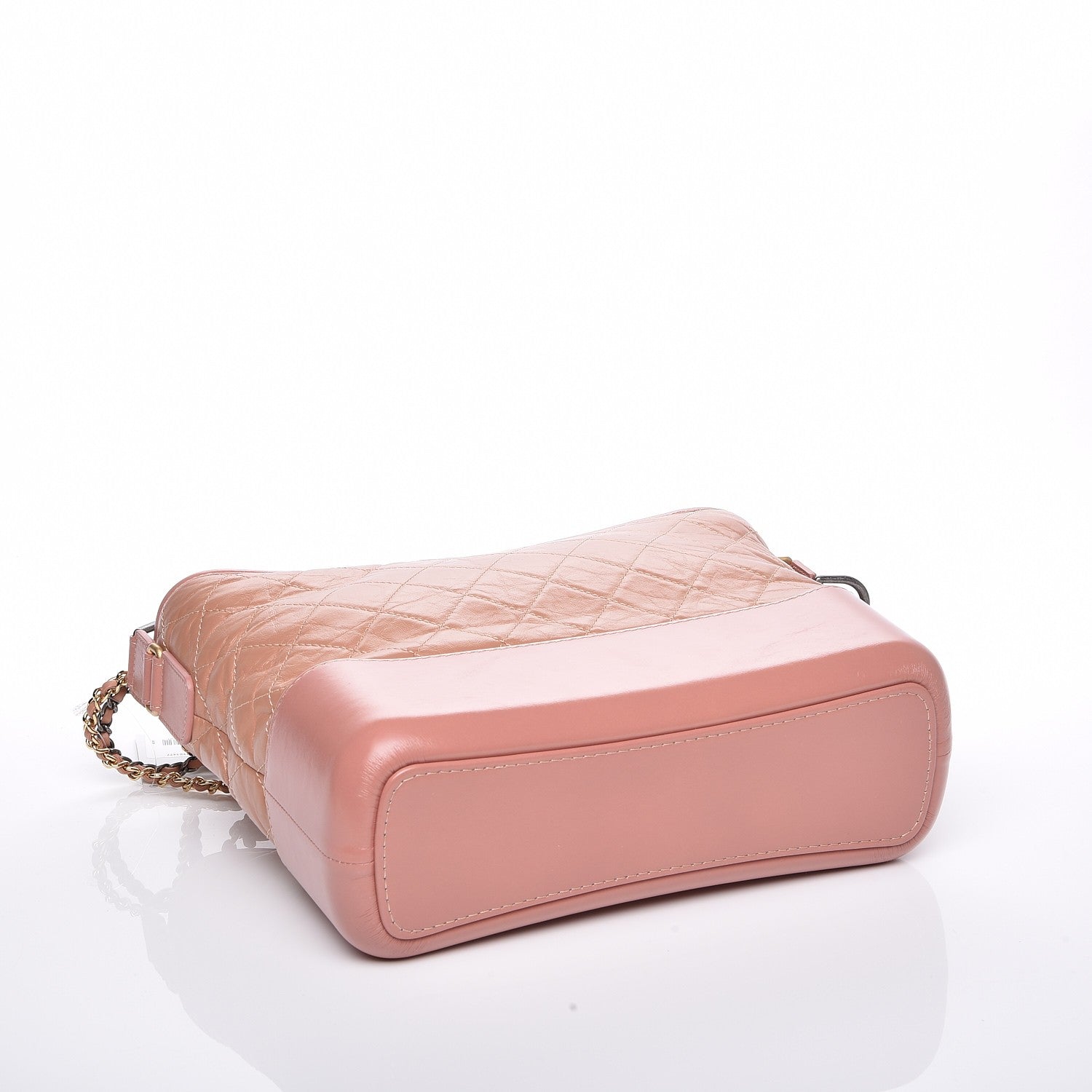Chanel Aged Calfskin Quilted Medium Gabrielle Hobo Pink 4 of 8