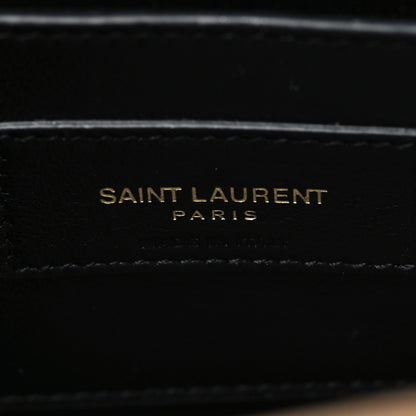 Saint Laurent Grain De Poudre Classic Kate Monogram Clutch Nude Powder 6 of 8