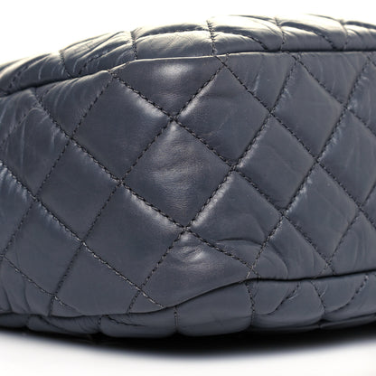 Chanel Aged Calfskin Quilted Medium Reissue Camera Case Grey 8 of 12