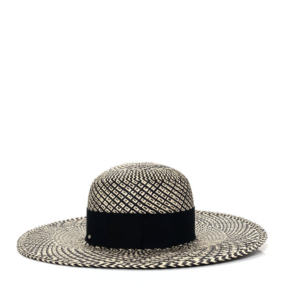 Hermes Straw Anouk Panama Hat 57 Natural Black 4 of 8