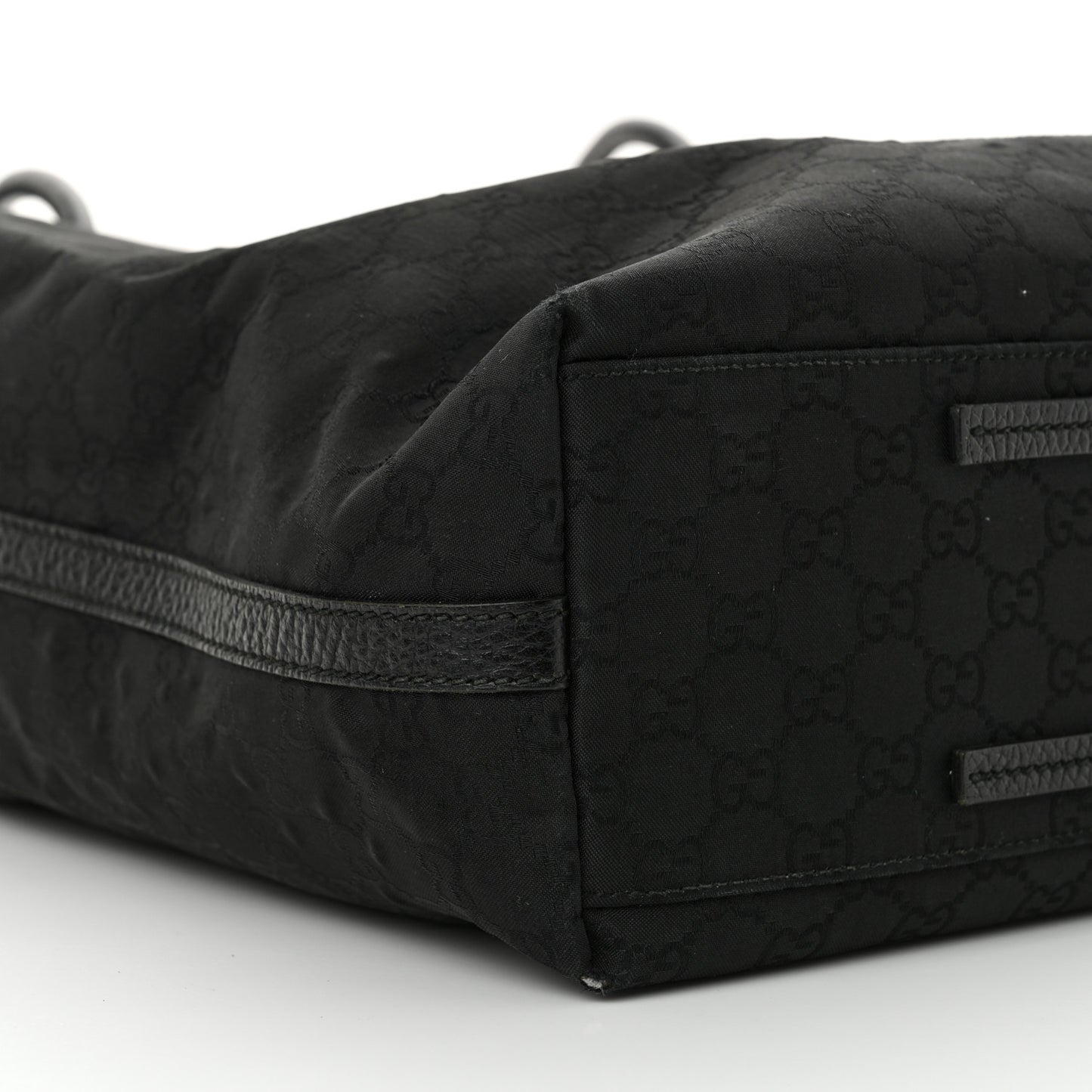 Canvas Monogram Gifford Shopping Tote Black