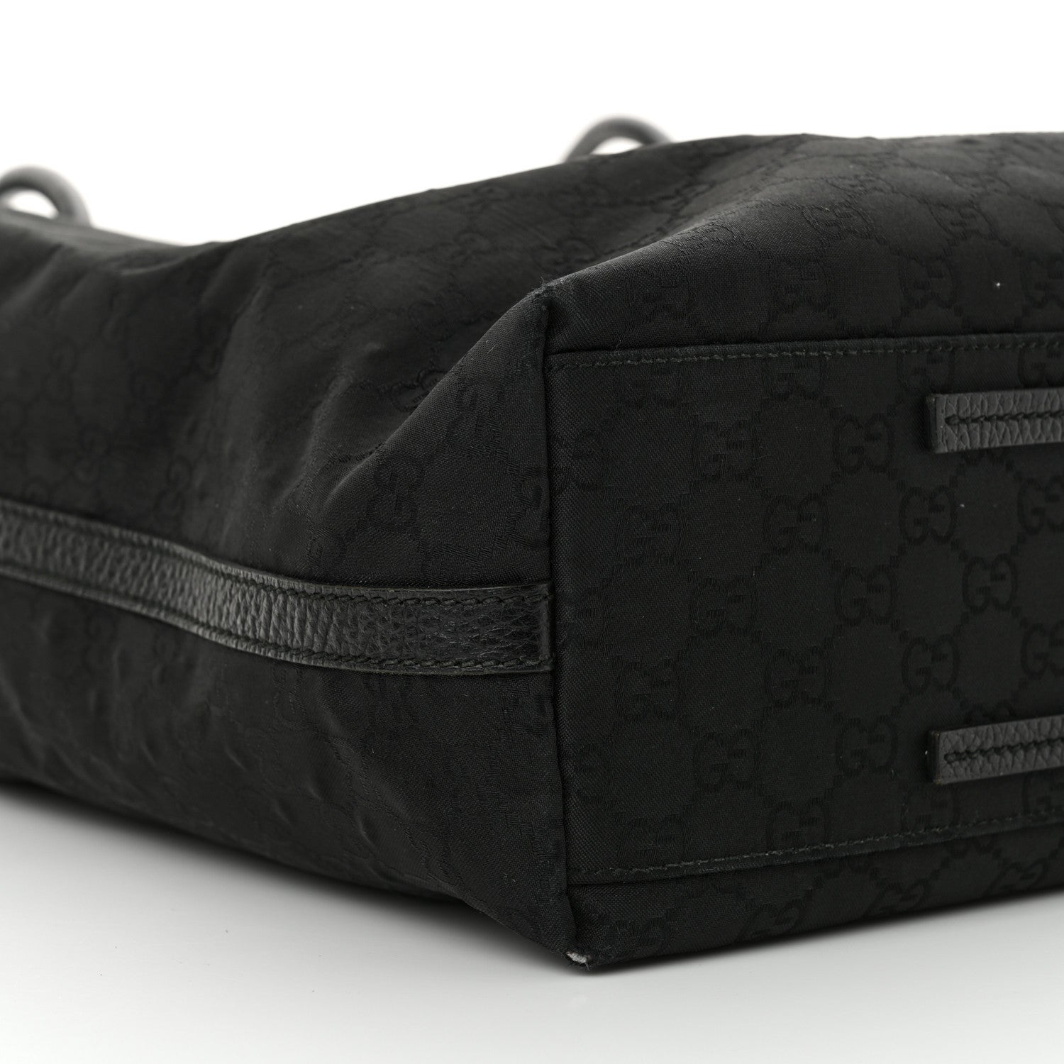 Gucci Canvas Monogram Gifford Shopping Tote Black 9 of 17