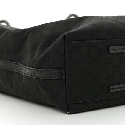 Gucci Canvas Monogram Gifford Shopping Tote Black 9 of 17