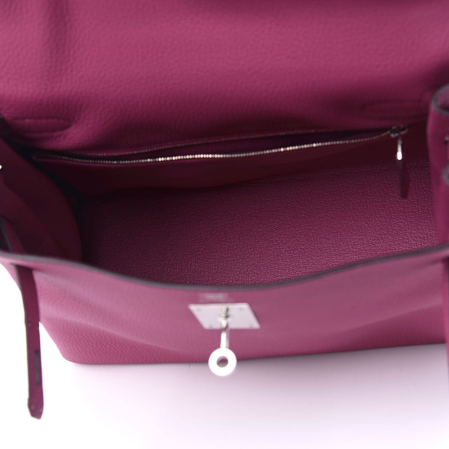 Hermes Togo Kelly Retourne 28 Rose Pourpre 6 of 11