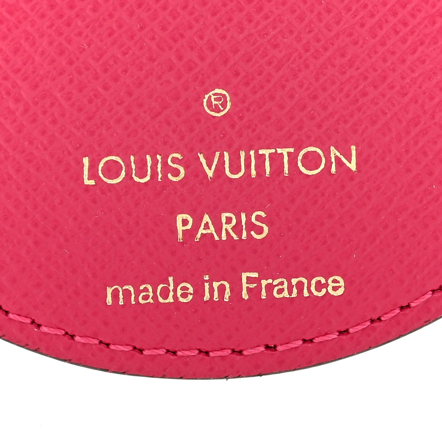 Louis Vuitton Damier Azur 2021 Christmas Animation Hollywood Bag Charm Key Ring Fuchsia 3 of 3