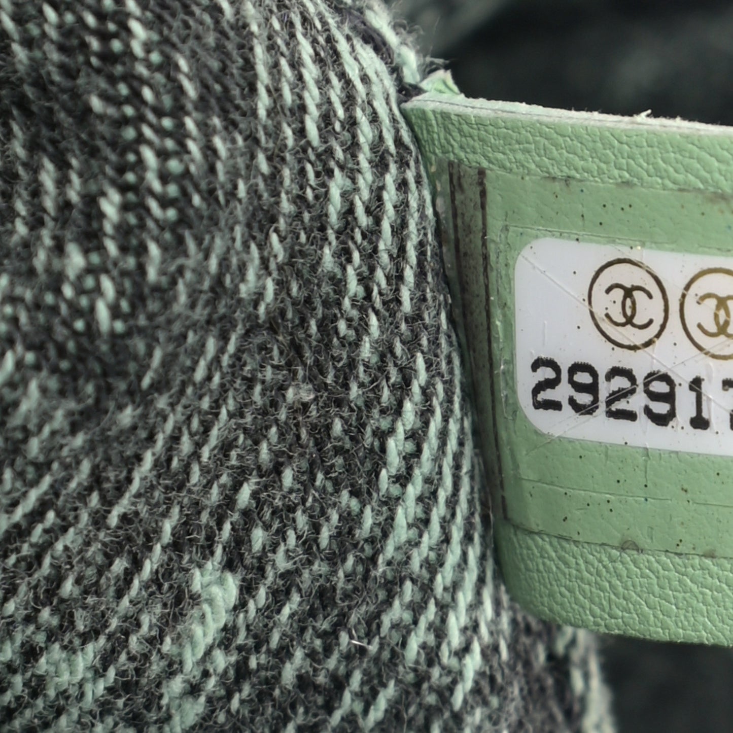 Denim Quilted Denimpression Flap Green Black