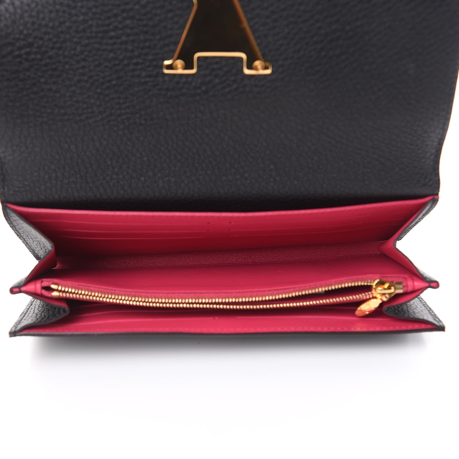 Louis Vuitton Taurillon Capucines Wallet Black 5 of 9
