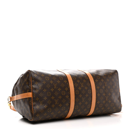 Louis Vuitton Monogram Keepall Bandouliere 55 4 of 19