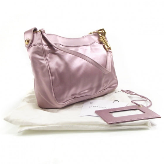 Balenciaga Satin Limited Edition Lilac Handbag 3 of 10