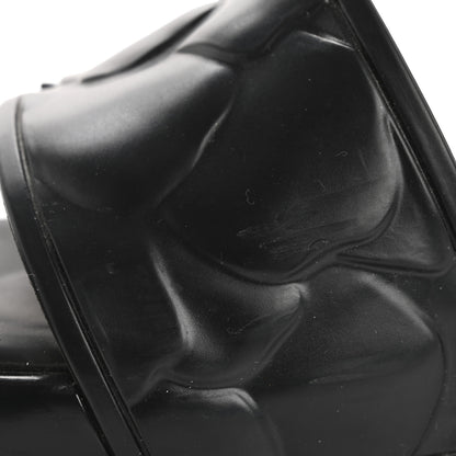 Valentino Garavani Rubber Atelier 03 Rose Edition 25/40mm Platform Slide Sandals 38 Black 10 of 12