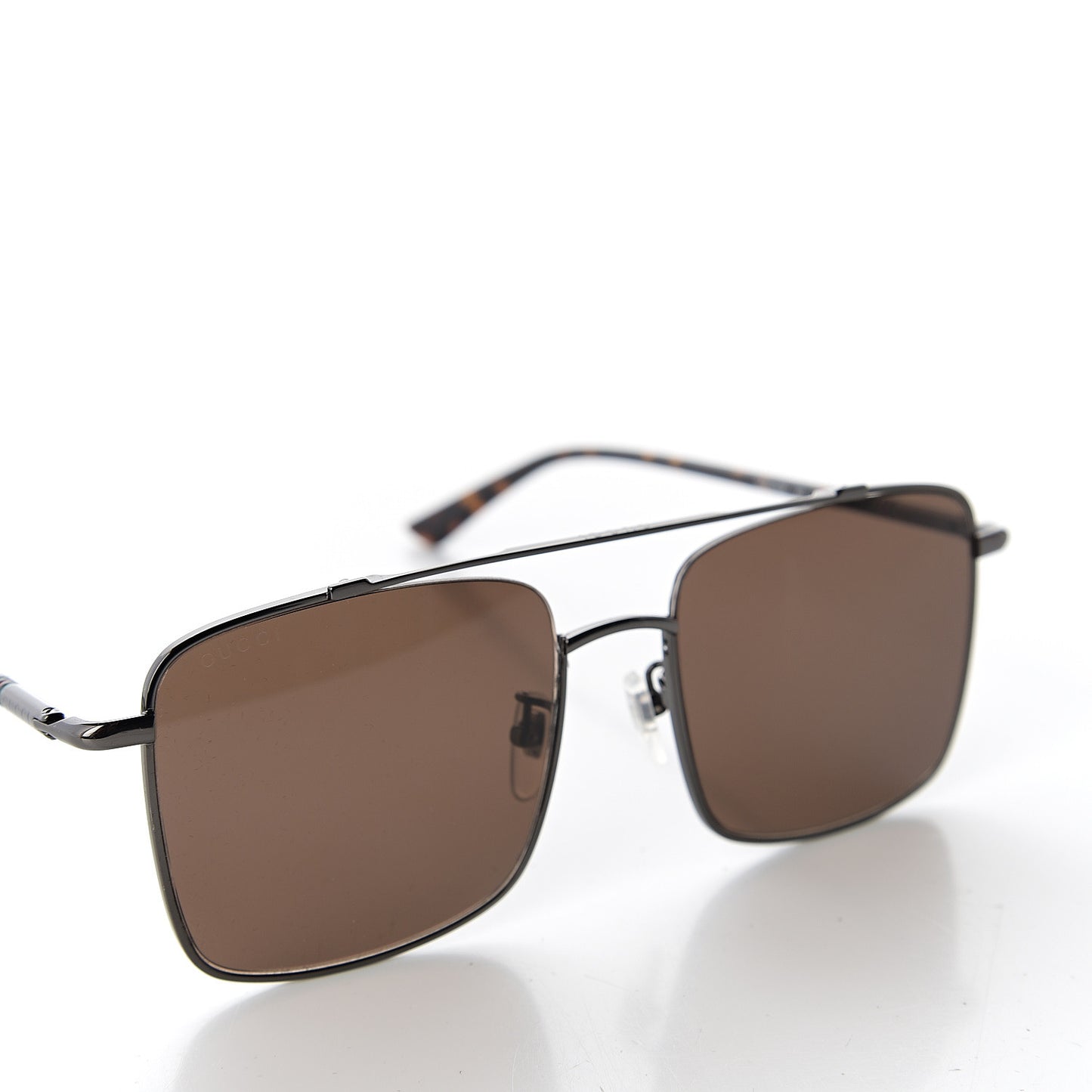Square Aviator Sunglasses GG0610SK Tortoise