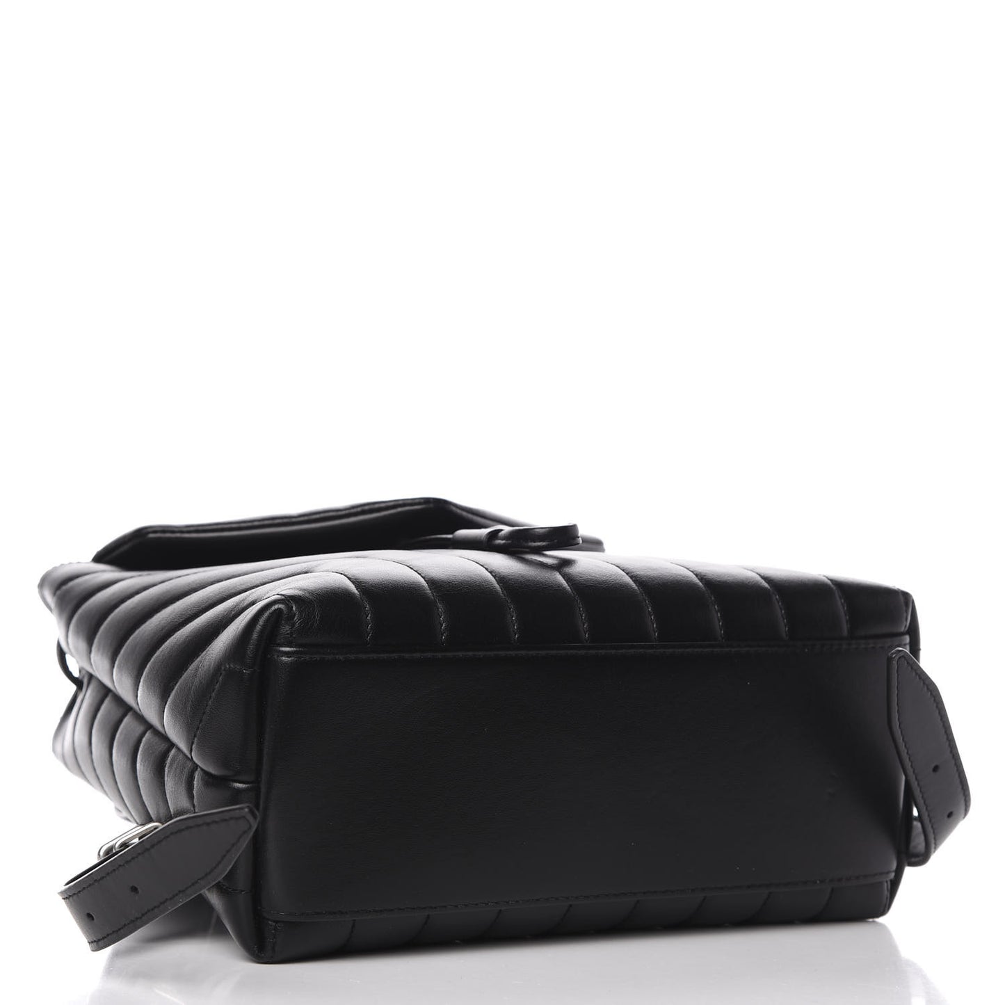 Calfskin Y Quilted Monogram Small Loulou Backpack Black
