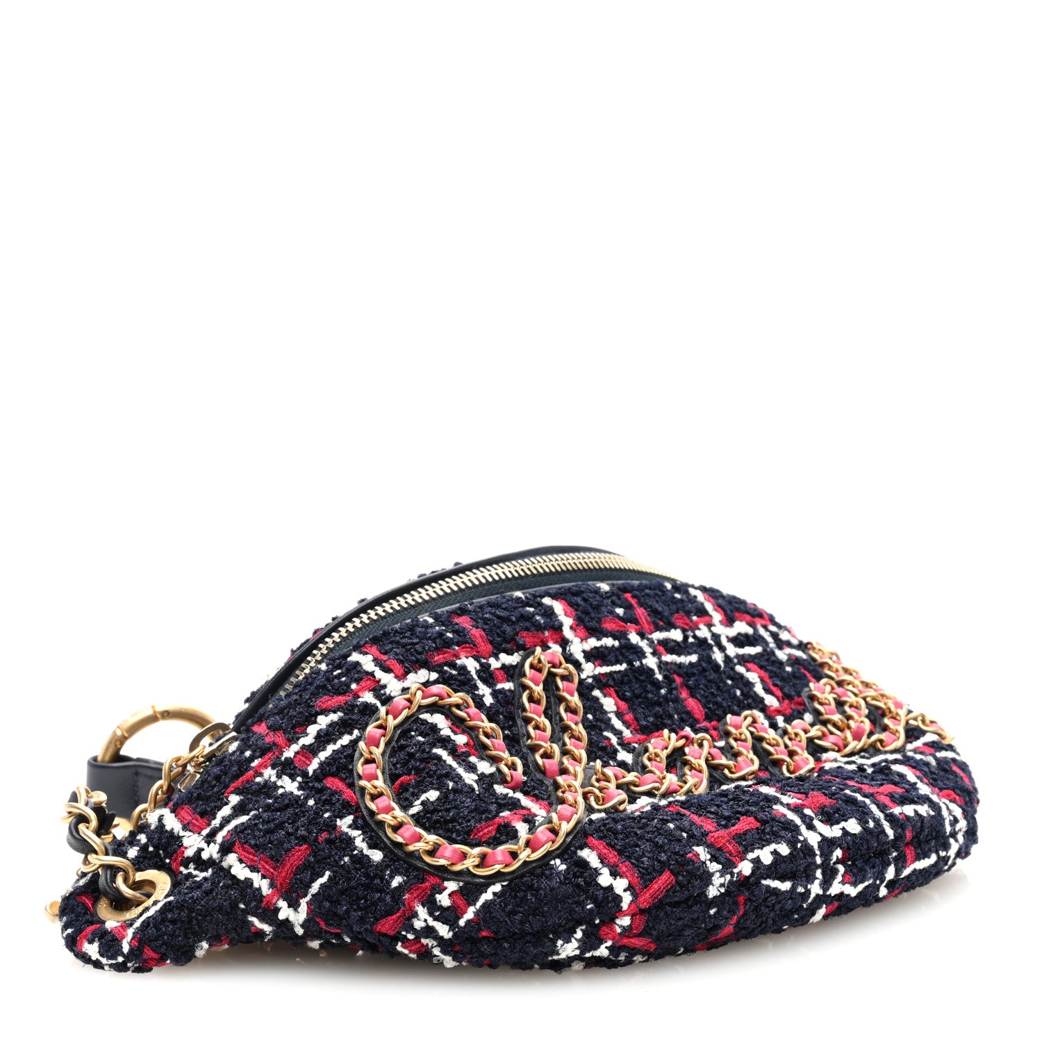Chanel Tweed Quilted Chain 20s Signe Waist Bag Multicolor 4 of 10