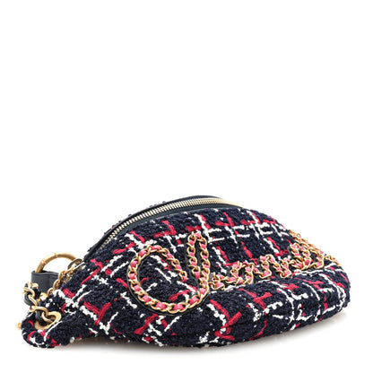 Chanel Tweed Quilted Chain 20s Signe Waist Bag Multicolor 4 of 10