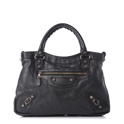 Balenciaga Agneau Giant 12 Rose Gold Hardware Town Black 1 of 8