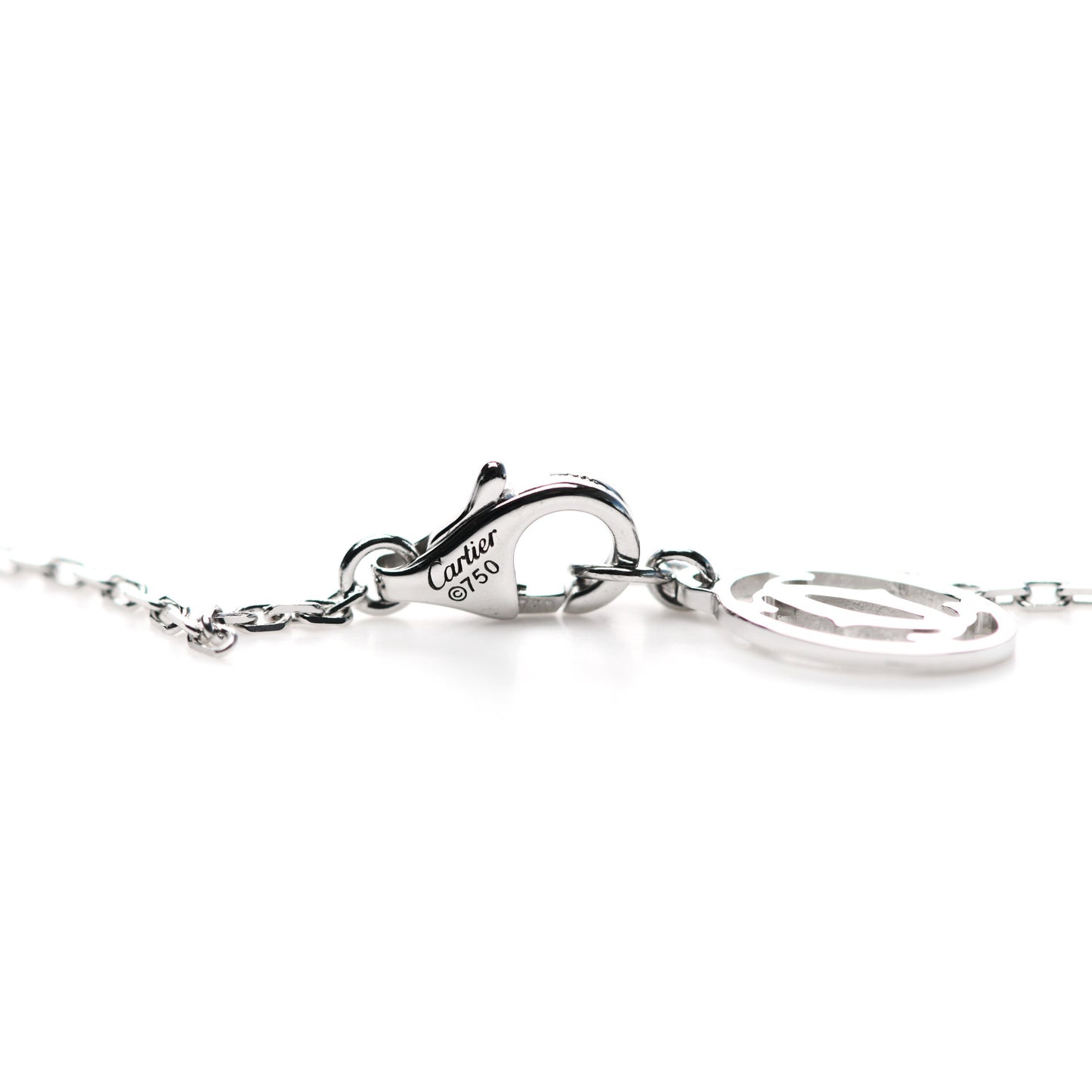18K White Gold Diamond D'Amour Heart Pendant Necklace