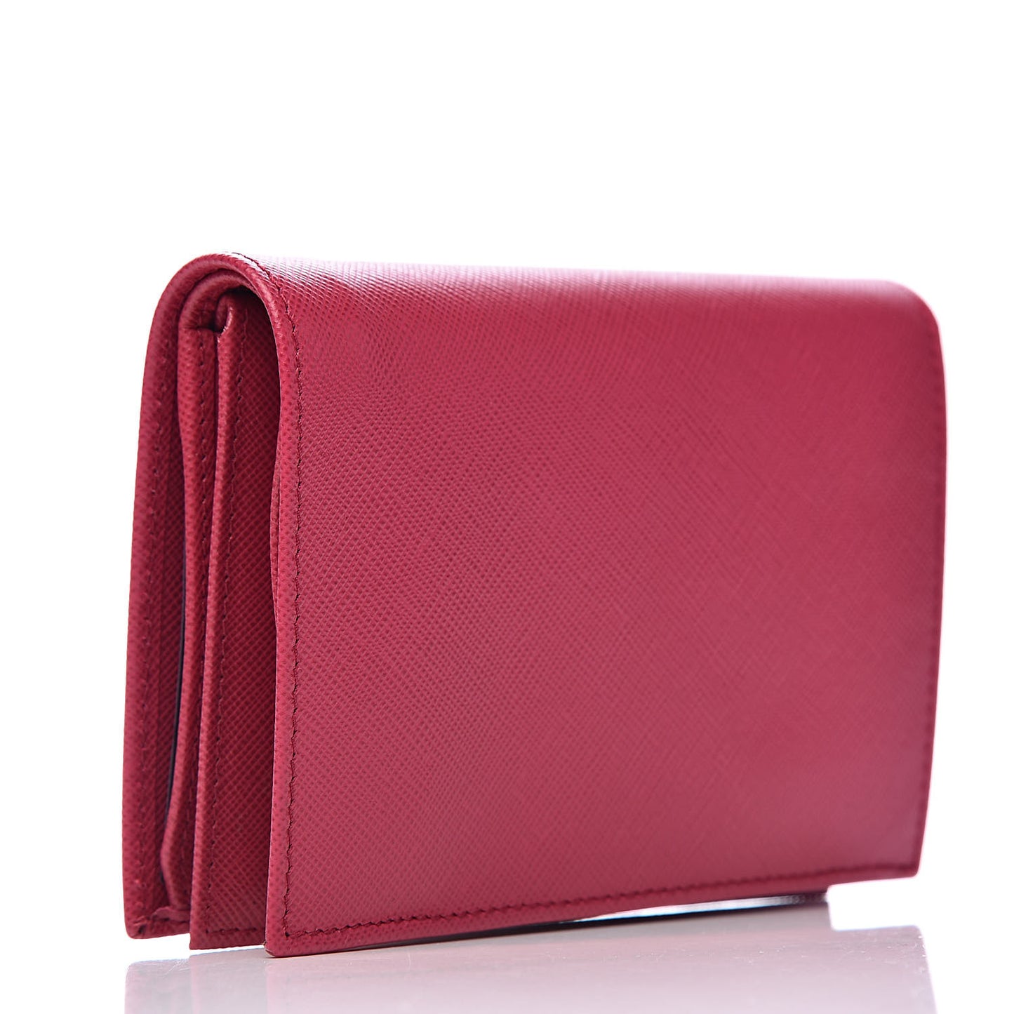 Saffiano Metal Bi-Fold Wallet Ibisco