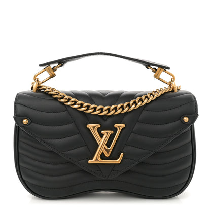 Louis Vuitton Calfskin New Wave Chain PM Black 1 of 9