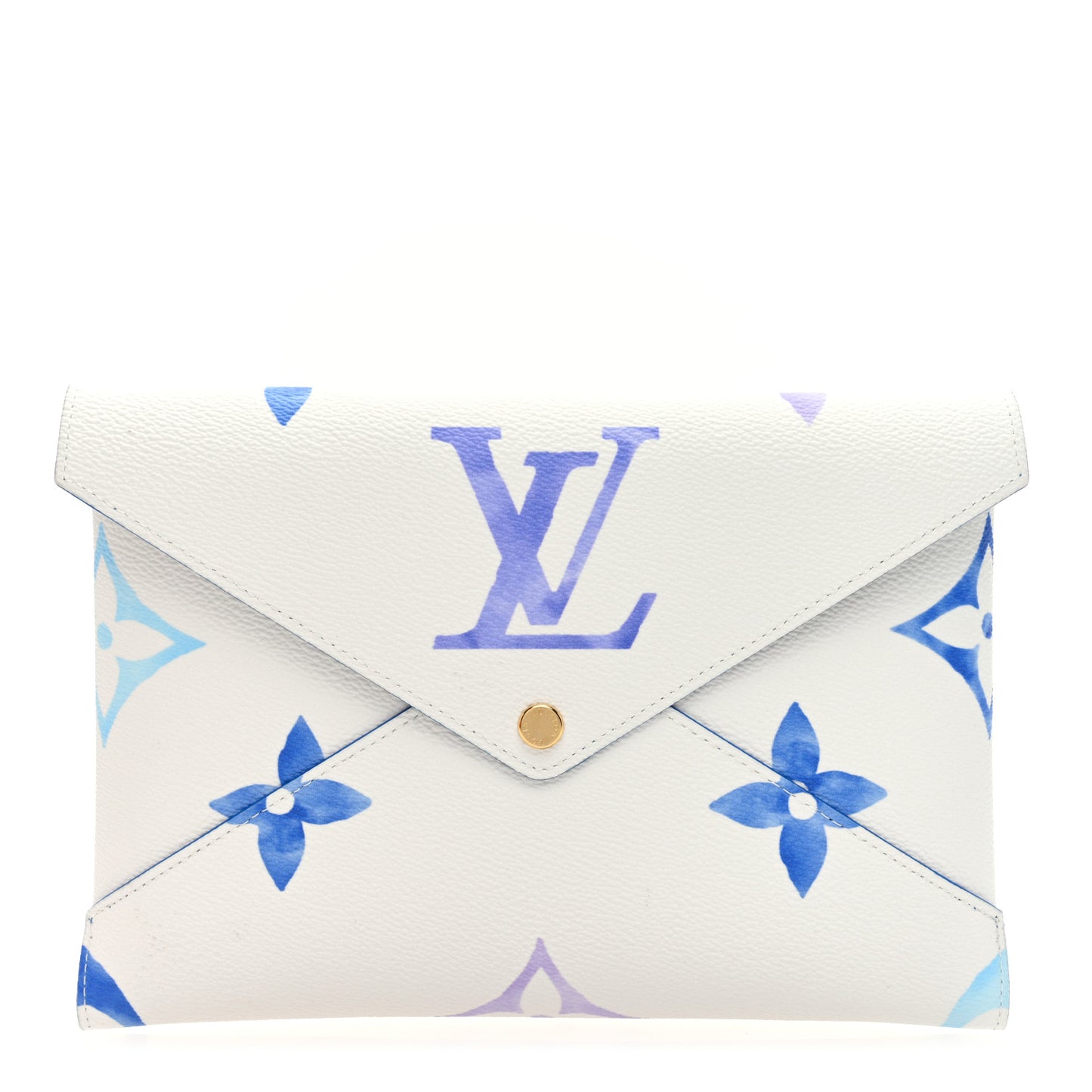 Monogram Giant By The Pool Kirigami Pochette Set Blue Rose Beige