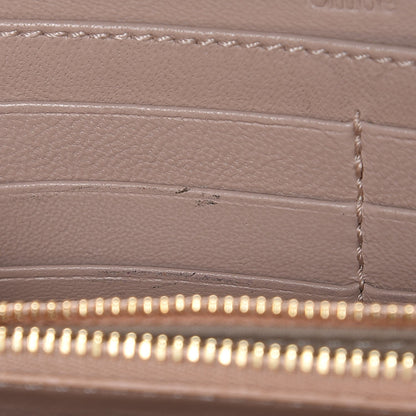 Chloe Calfskin Marcie Long Zip Around Wallet Cashmere Grey 7 of 10