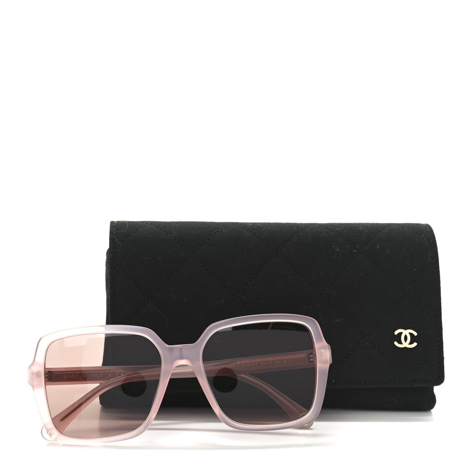Chanel Acetate Square Sunglasses 5505 Light Pink 7 of 7