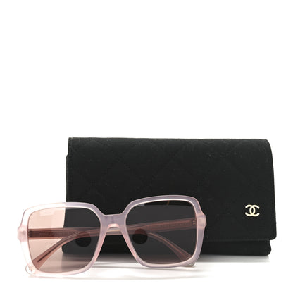 Chanel Acetate Square Sunglasses 5505 Light Pink 7 of 7