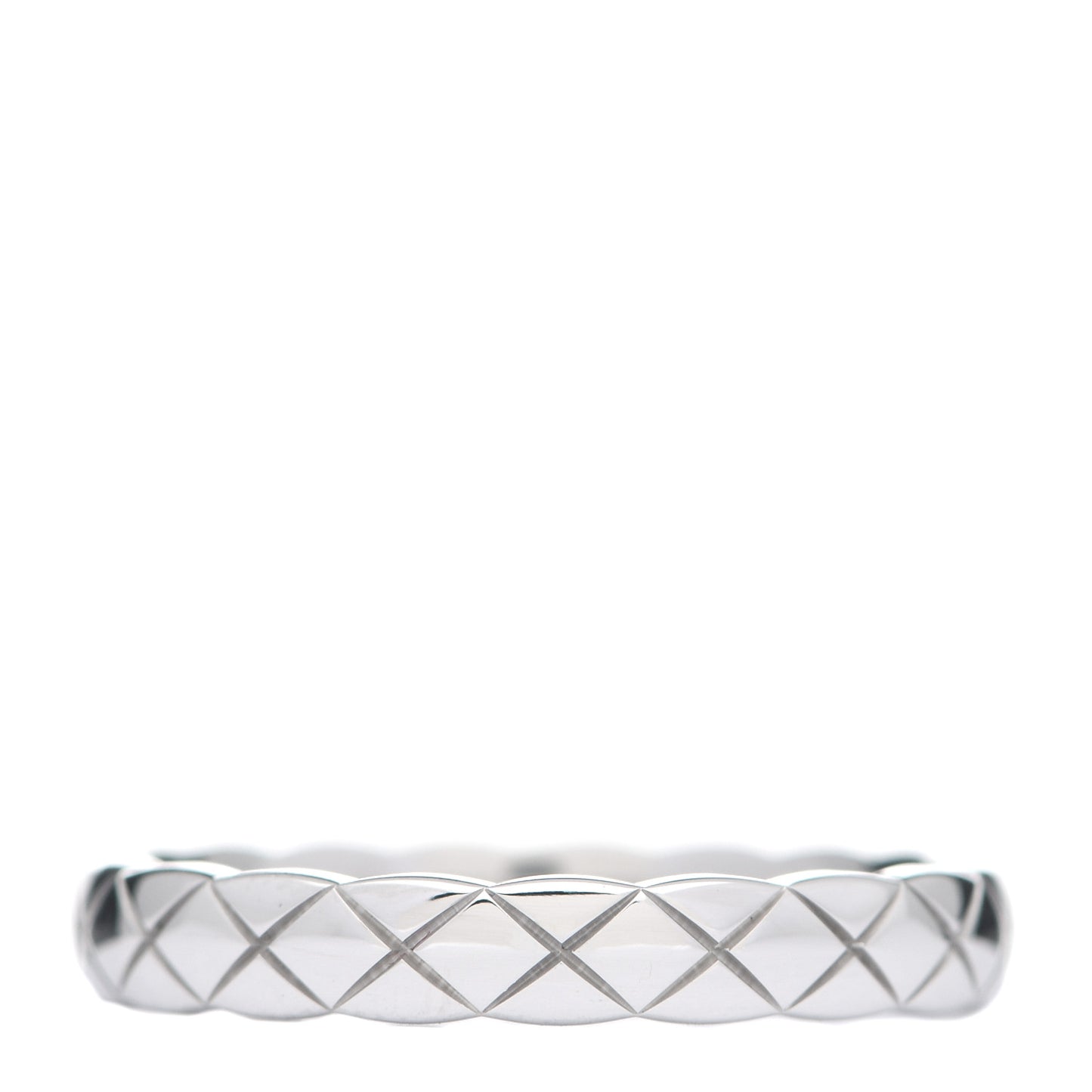 18K White Gold Mini Coco Crush Ring 55 7.25