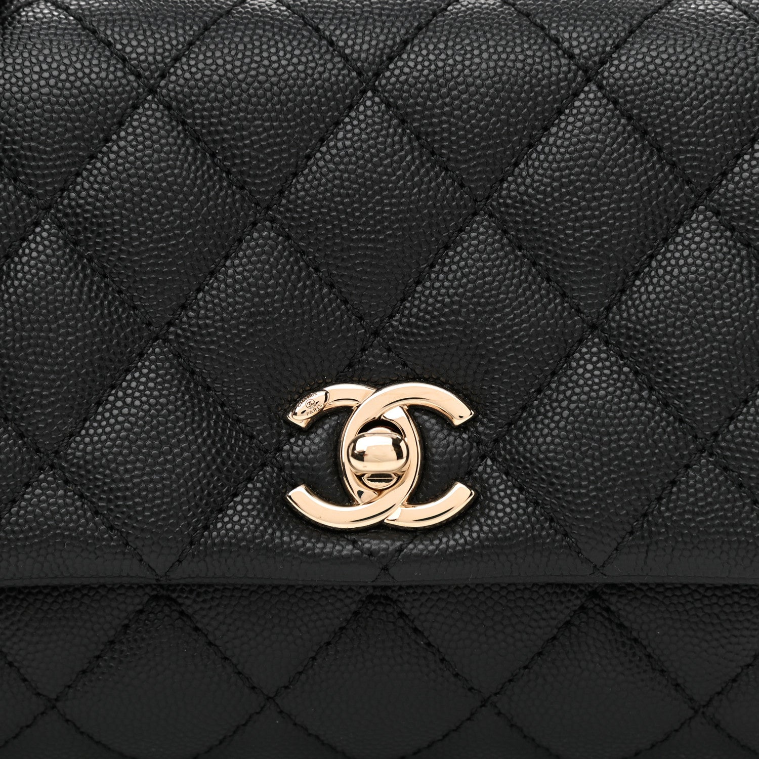 Chanel Caviar Quilted Extra Mini Coco Handle Flap Black 8 of 10