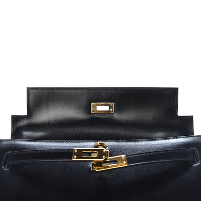 Hermes Box Kelly Sellier 25 Black 27 of 38