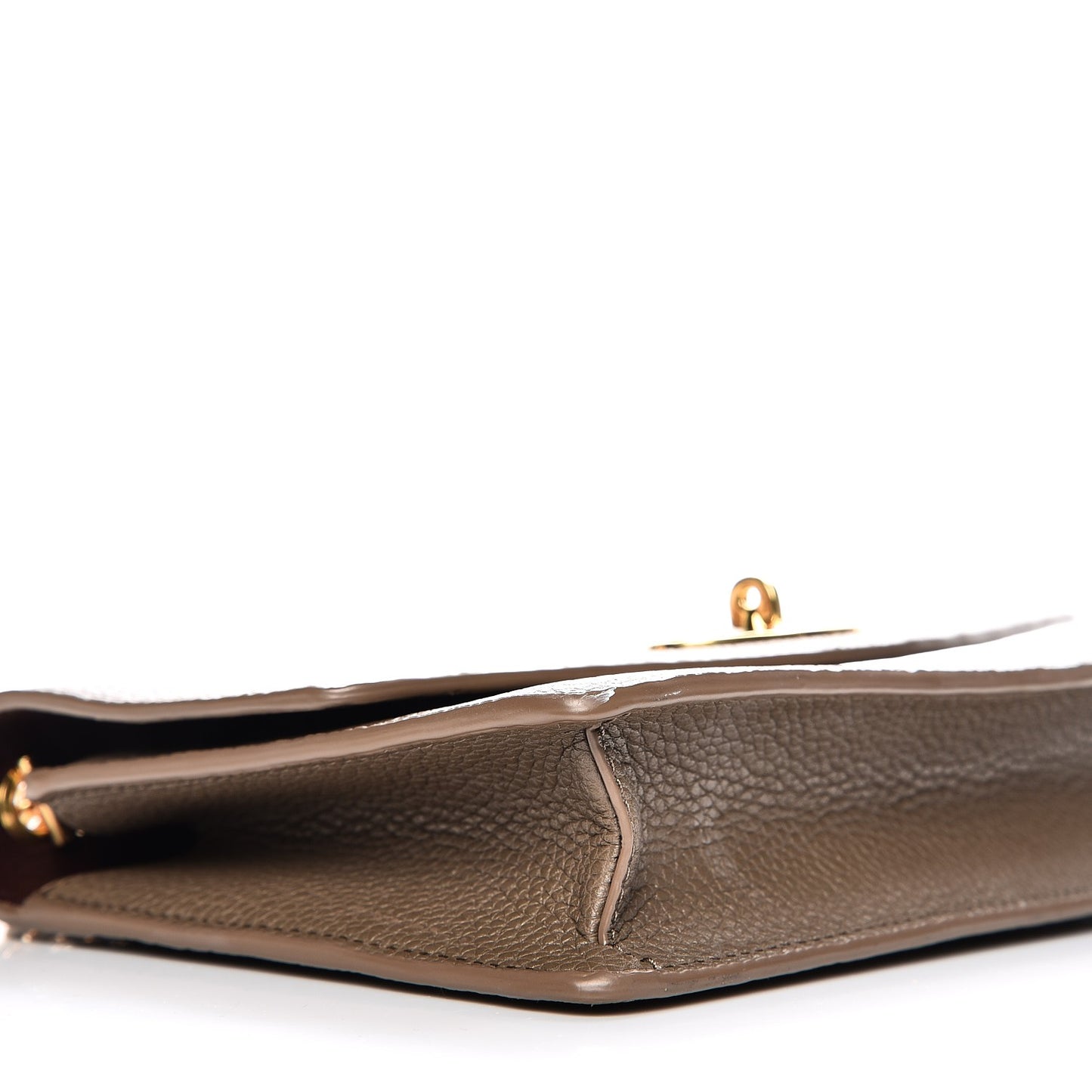 Small Classic Grain Calfskin Small Darley Clay