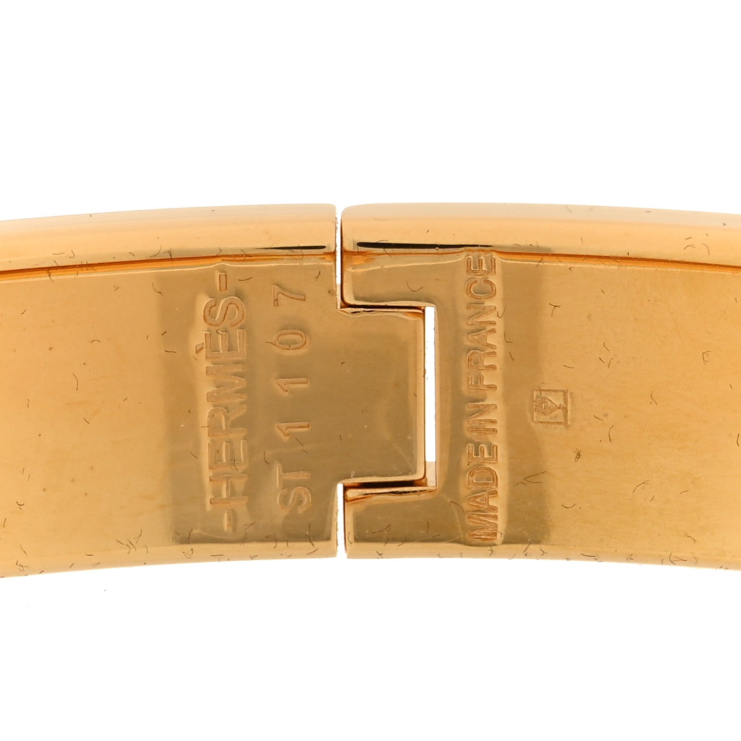 Hermes Enamel Narrow Clic Clac H Bracelet PM Black 4 of 4