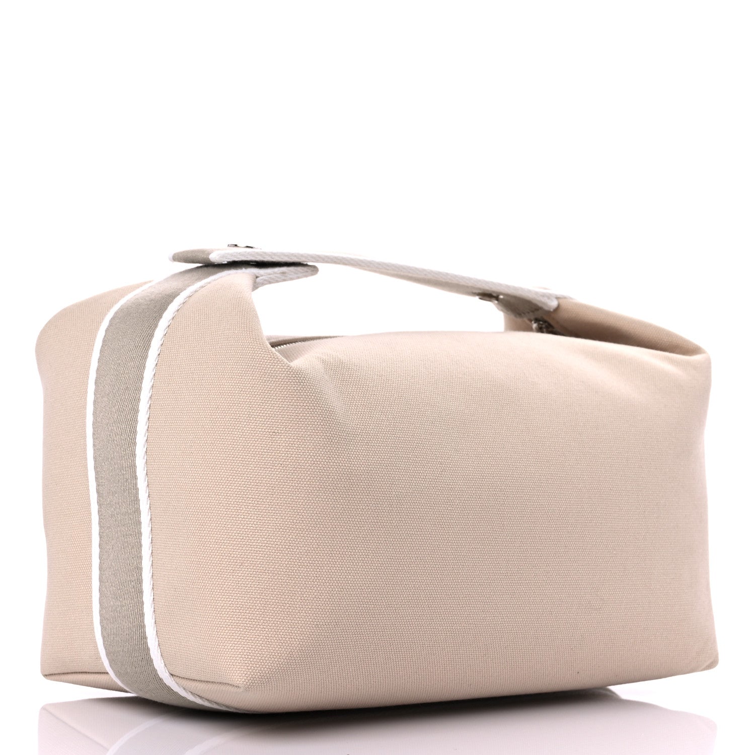 Hermes Canvas Large Bride-A-Brac Pouch Natural 4 of 12
