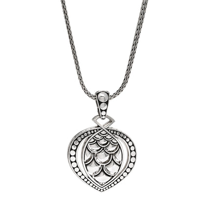 John Hardy Sterling Silver Naga Double Pendant Necklace 1 of 4