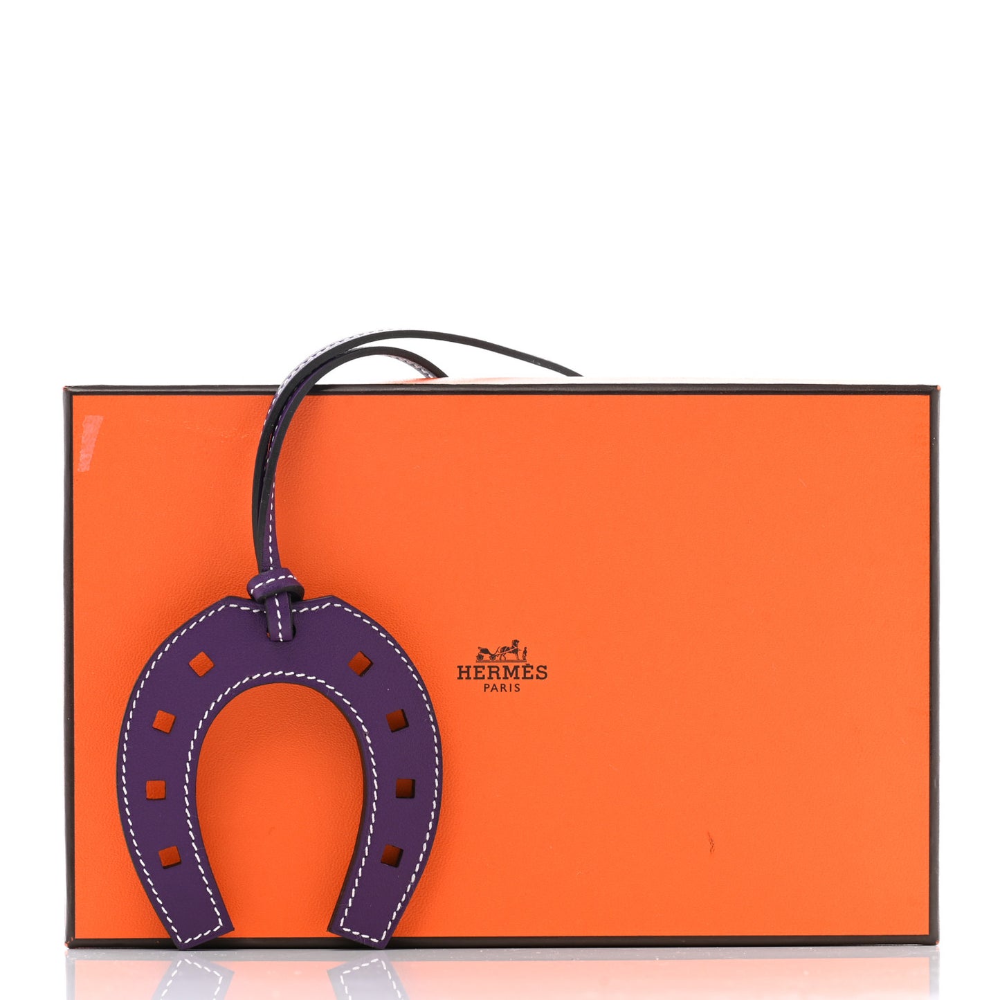 Swift Paddock Horseshoe Bag Charm Ultraviolet