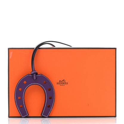 Hermes Swift Paddock Horseshoe Bag Charm Ultraviolet 4 of 4