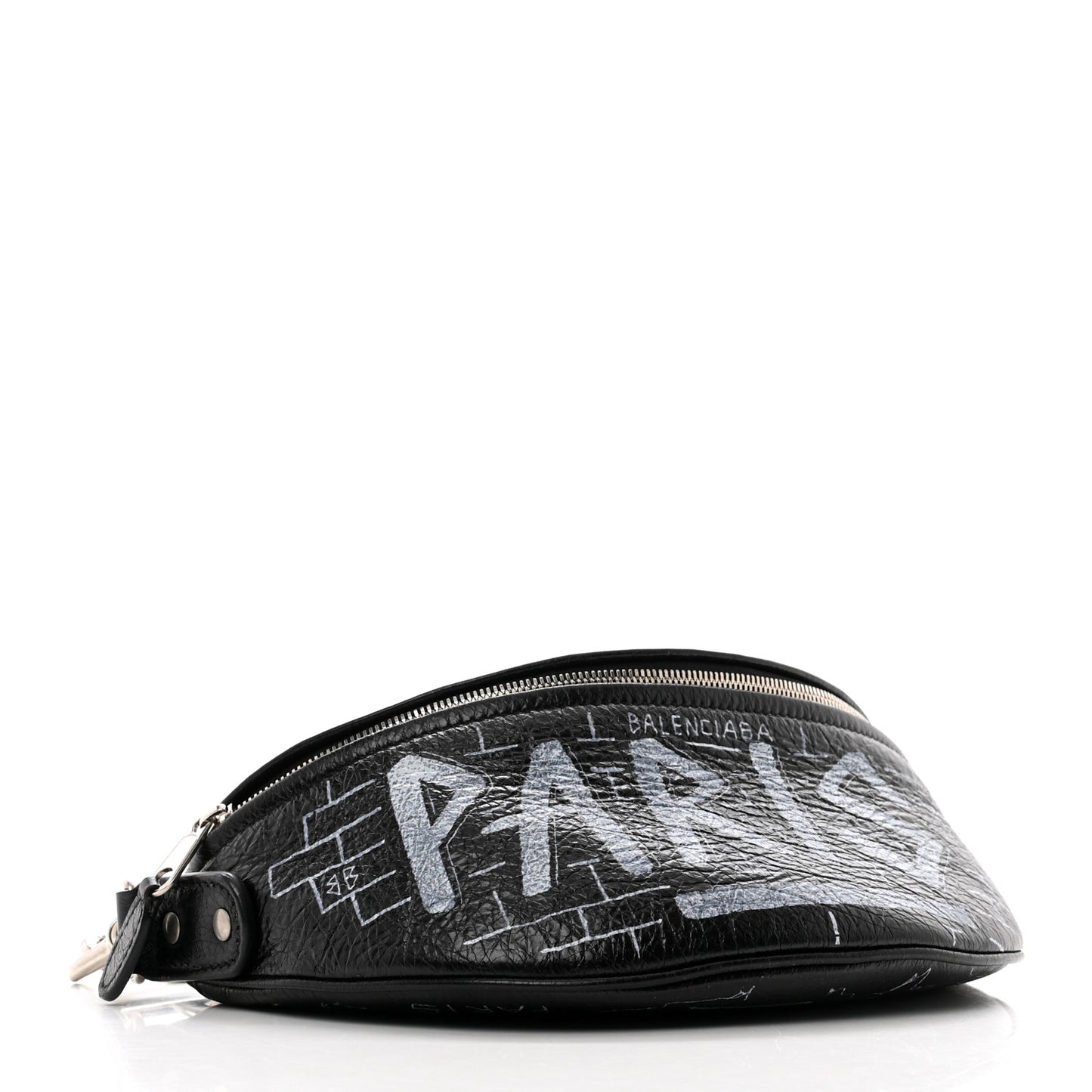 Agneau Arena Graffiti All Over XXS Souvenir Belt Bag Black White
