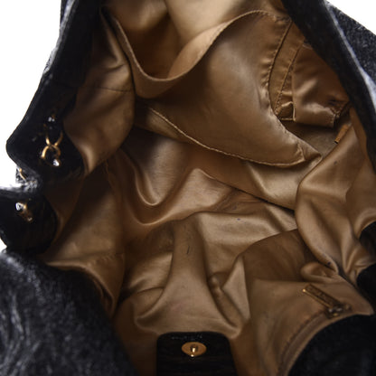 Chanel Vinyl XL Rock and Chain Flap Black 5 of 13